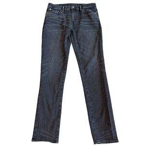 American Eagle Flex Black Denim Skinny Straight Jeans Stretch Size 32 Men's